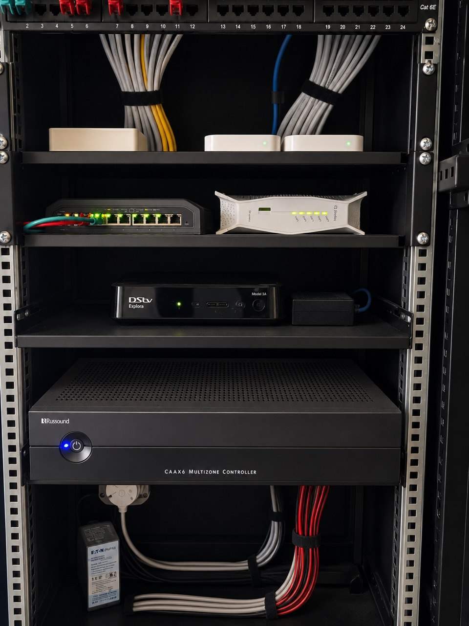 Centralised server cabinet