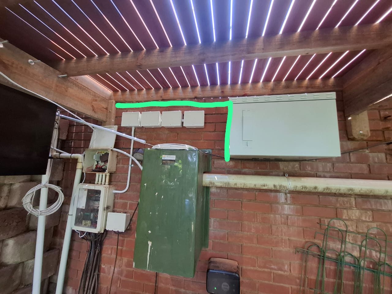 fitment of outdoor network cabinet unifi in mt edgecombe large home 2